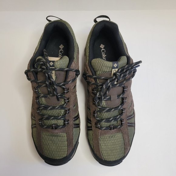 Columbia Charter Oak Brown and Green Waterproof Hiking Shoe Men\'s Sizes main image 8